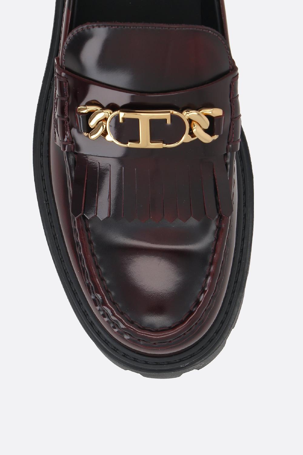 TOD'S Mocassino In Pelle Spazzolata Con Frange