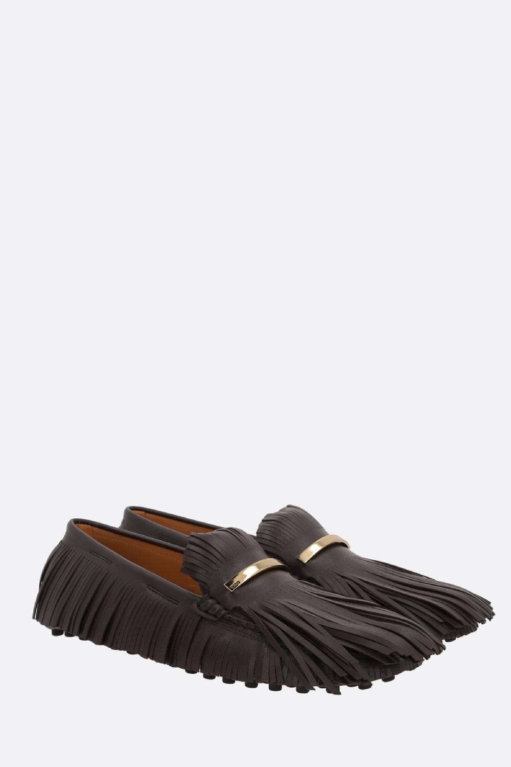 TOD'S Mocassino Tod's Yorky In Nappa Con Frange