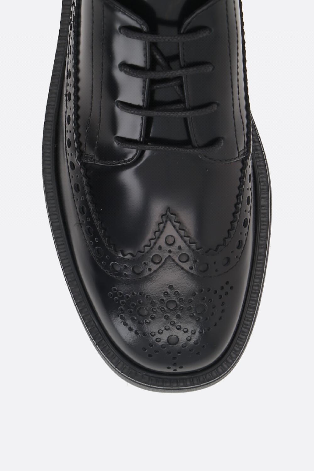 TOD'S Scarpa Derby In Pelle Spazzolata