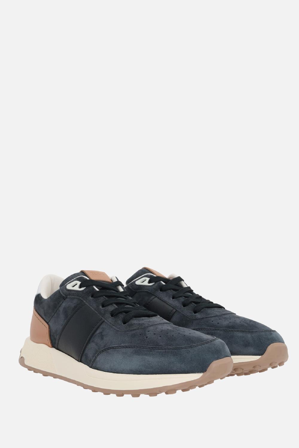 TOD'S Sneaker In Suede E Pelle Liscia