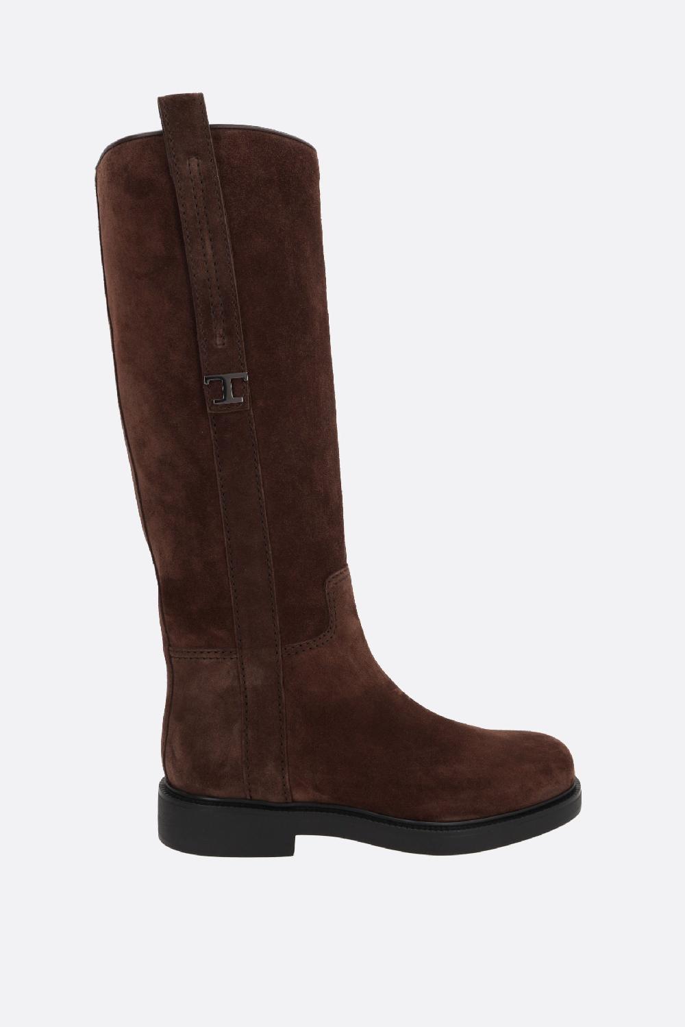 TOD'S stivale in suede