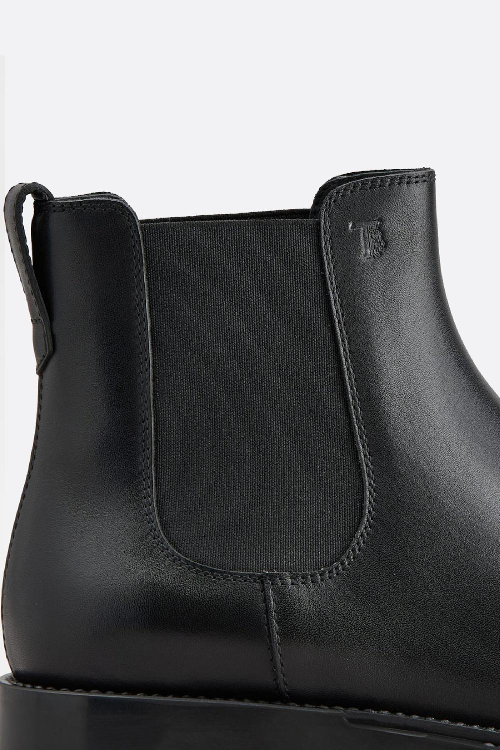 TOD'S Stivaletto Chelsea In Pelle Liscia