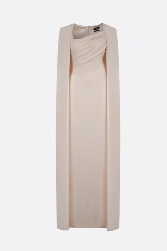 TOM FORD abito con cappa in crepe di seta