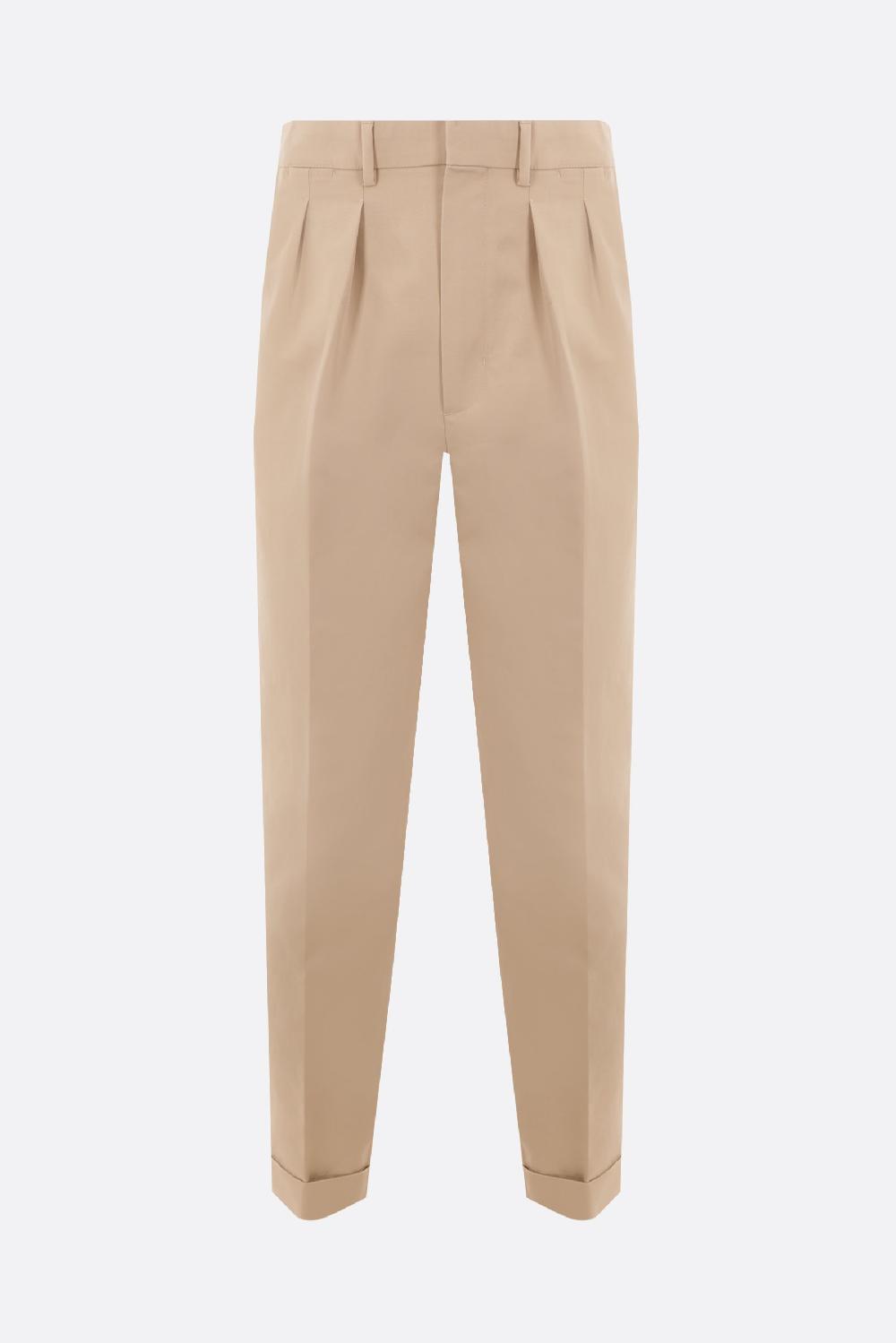 TOM FORD pantalone con pinces in cotone