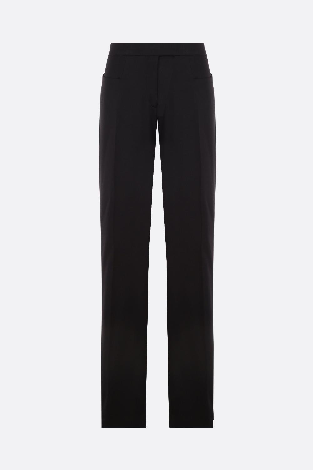 TOM FORD pantalone flare in grain de poudre