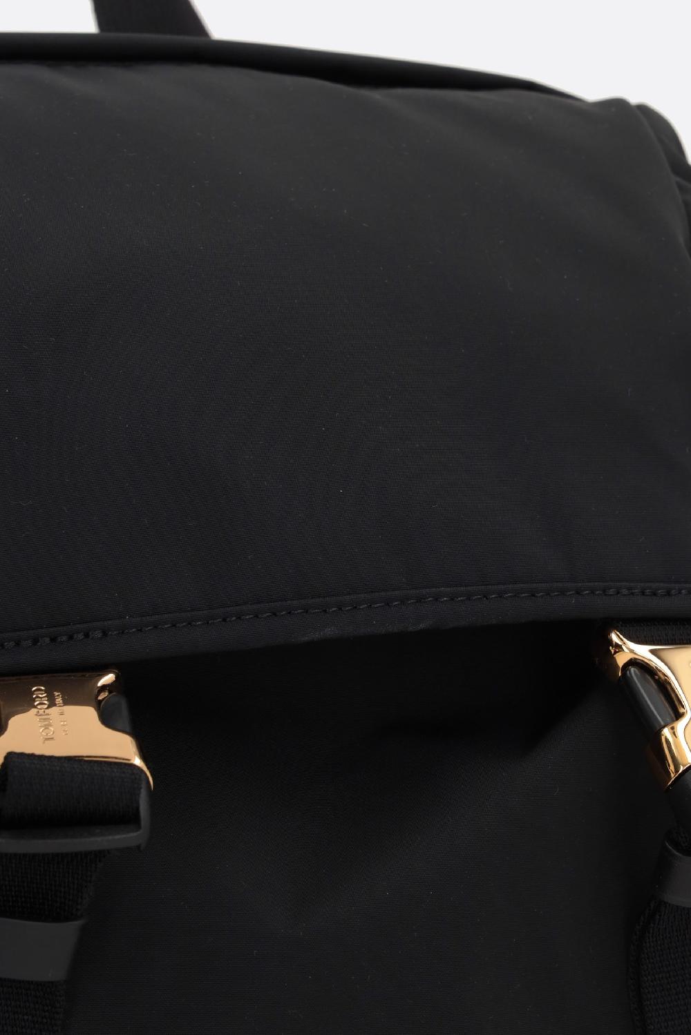 TOM FORD Zaino In Nylon E Pelle Liscia