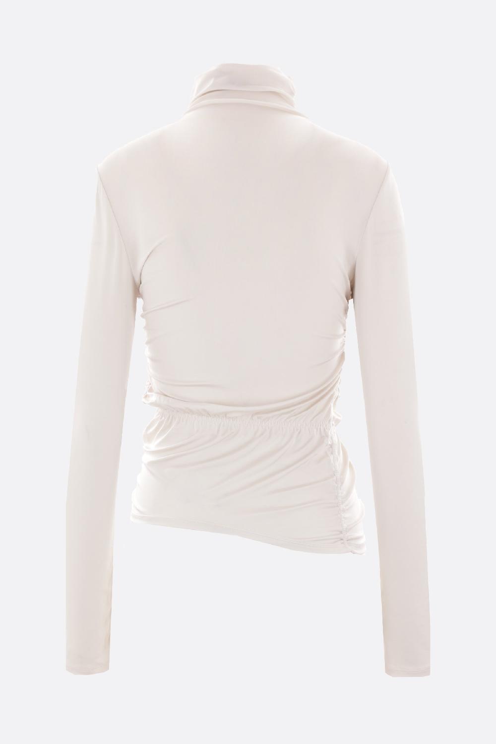 GIORGIO ARMANI Top A Maniche Lunghe In Jersey Stretch