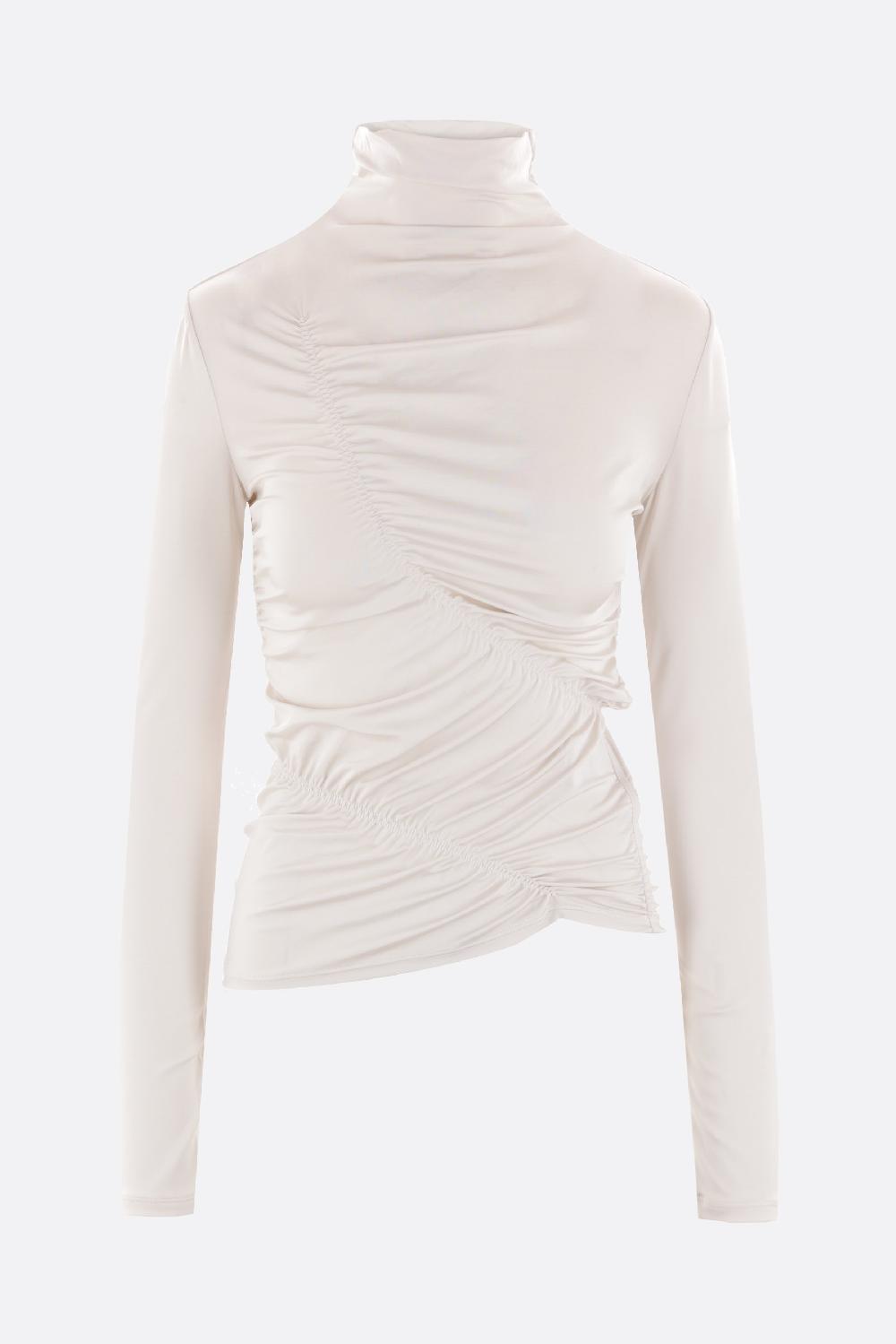 GIORGIO ARMANI top a maniche lunghe in jersey stretch