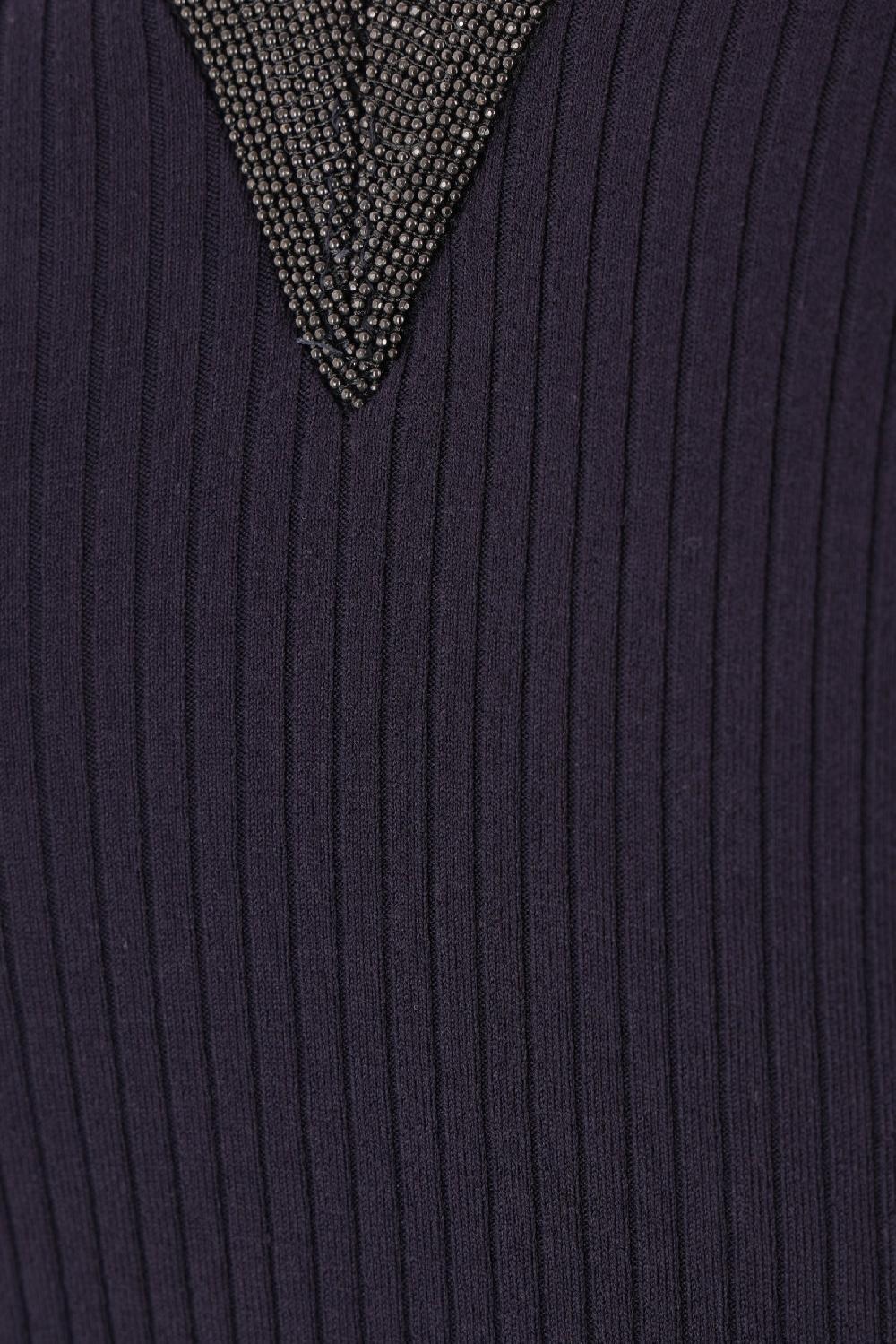 BRUNELLO CUCINELLI Top Smanicato Cropped In Cotone Stretch Con Shiny Neckline