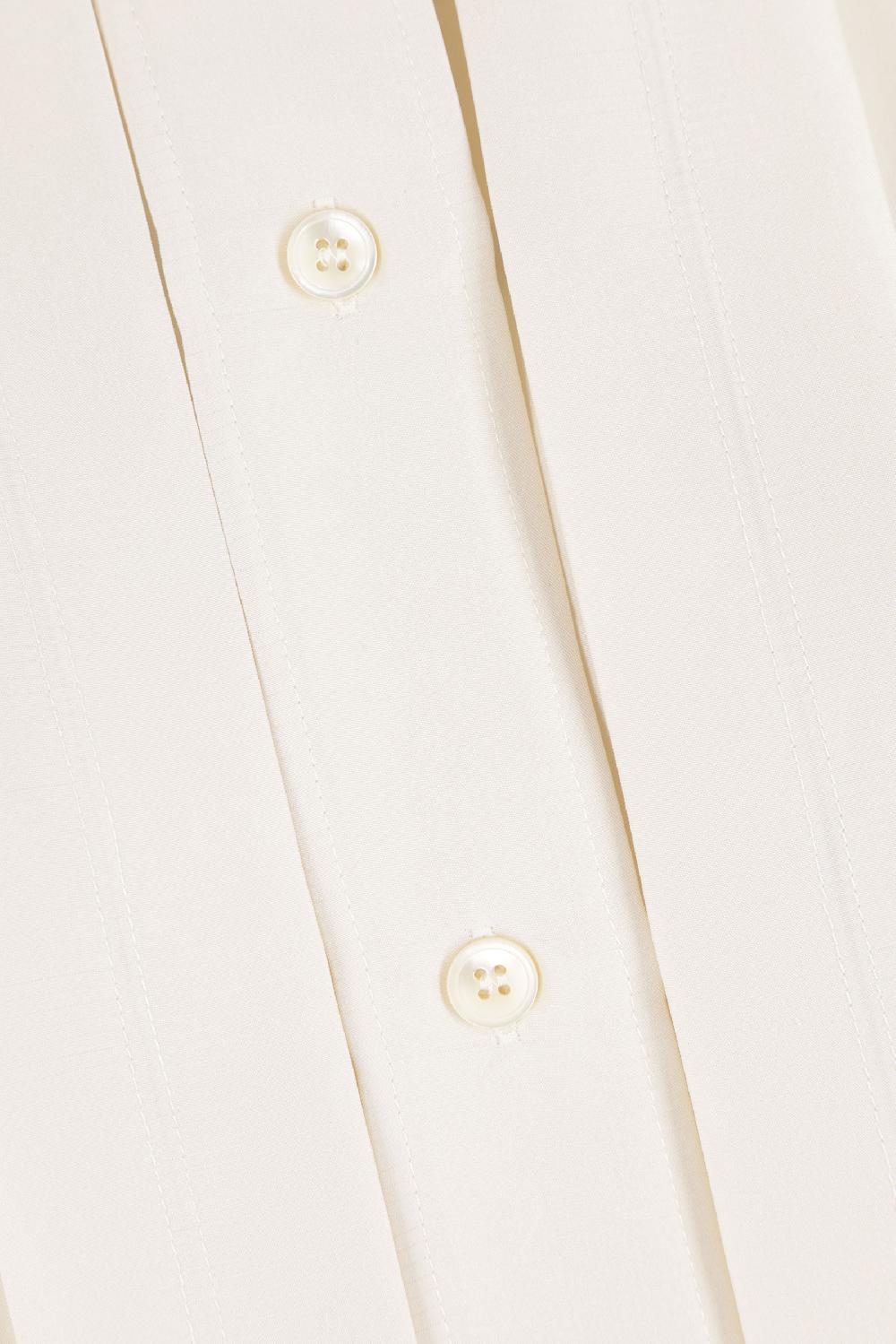 TOTEME Camicia In Seta Con Dettaglio Plissé