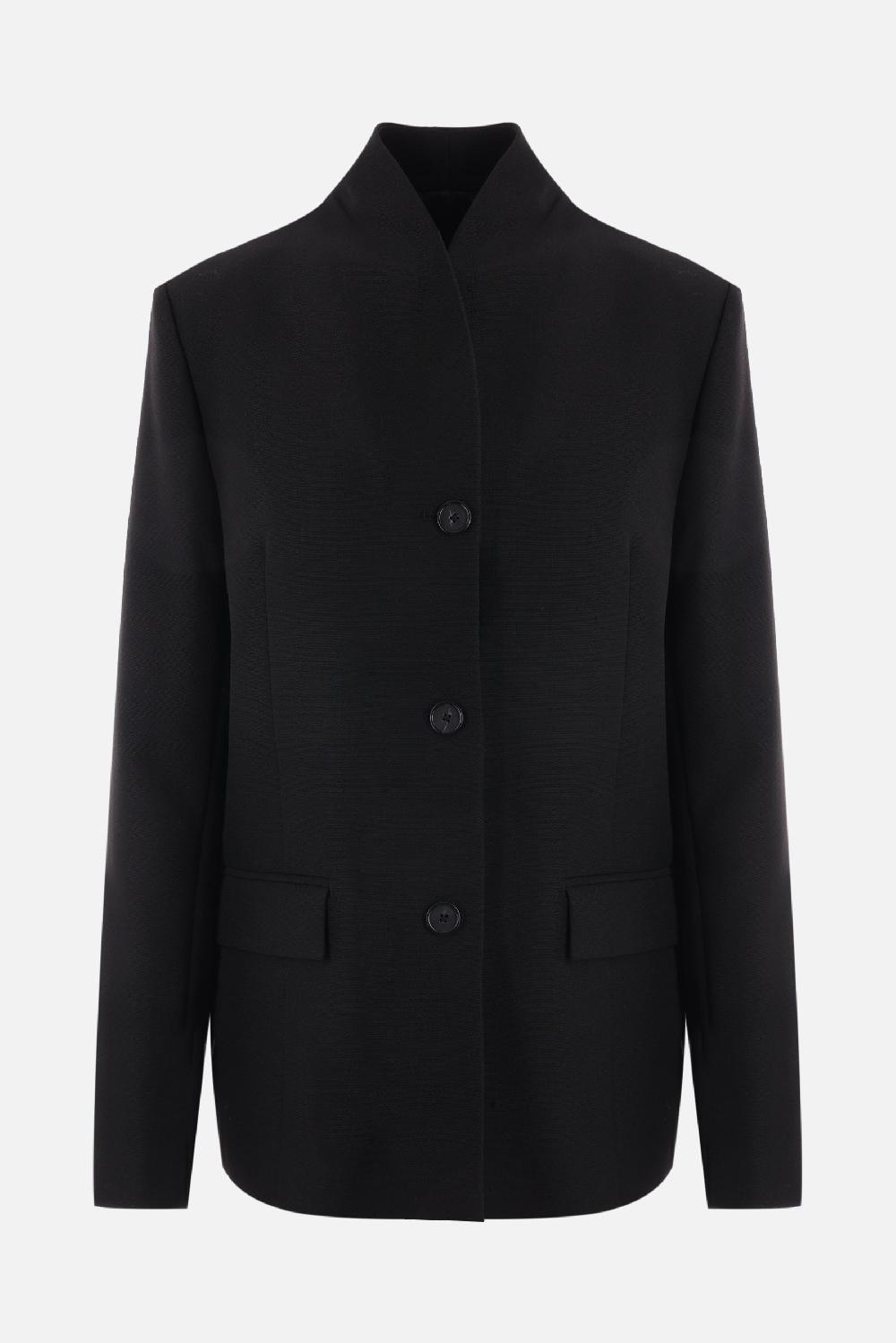 TOTEME giacca monopetto in grain de poudre