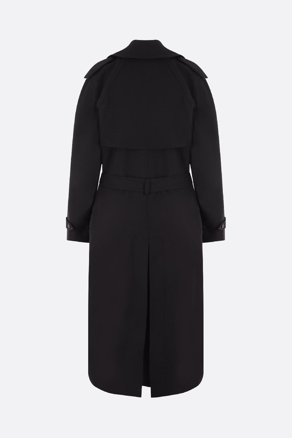 BALENCIAGA Trench Oversize A Clessidra In Gabardine