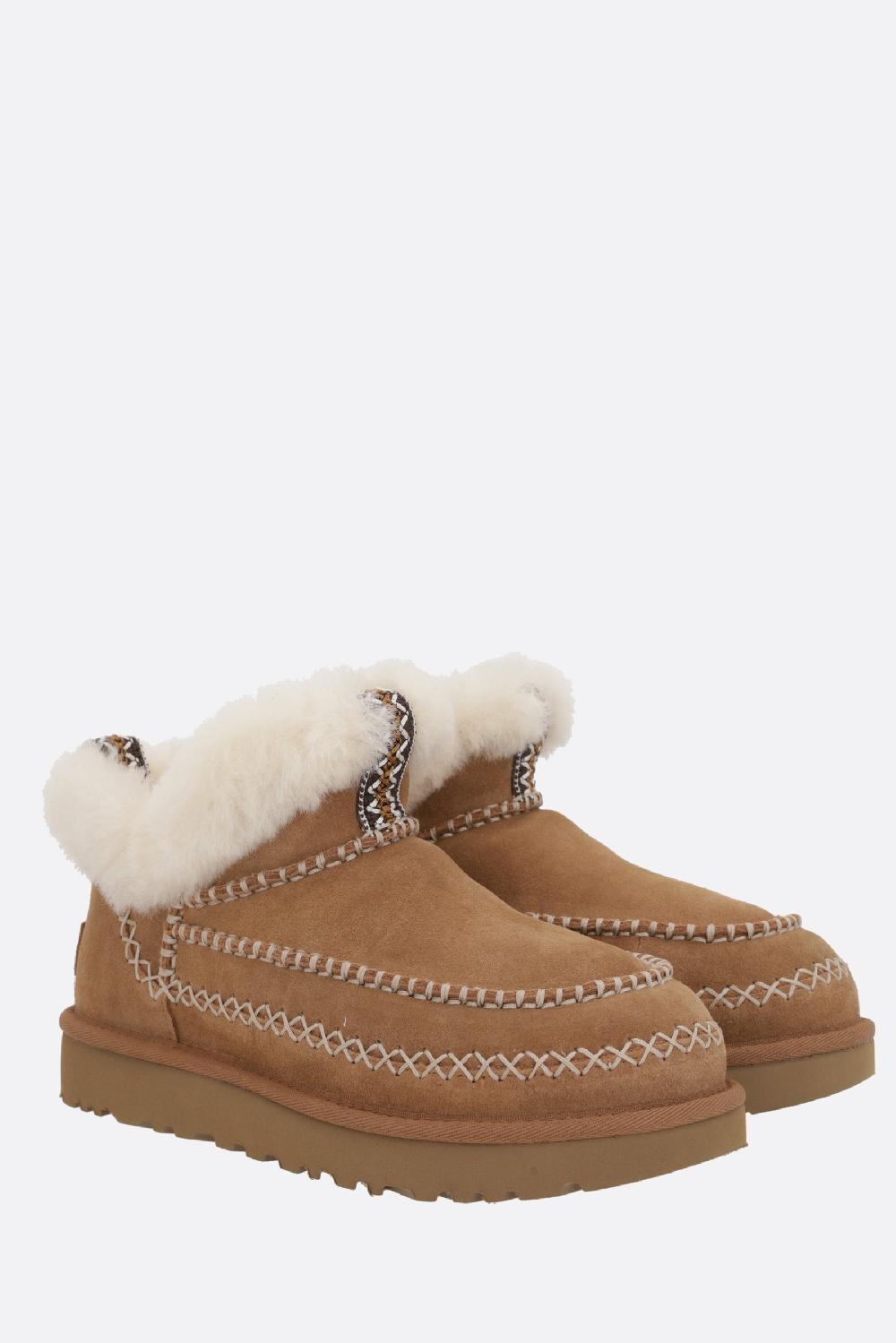 UGG Stivaletto Classic Ultra Mini Alpine In Suede