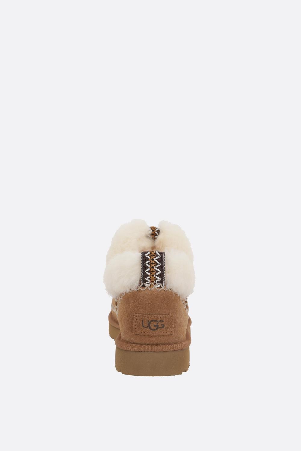 UGG Stivaletto Classic Ultra Mini Alpine In Suede