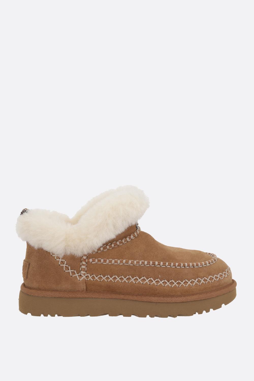 UGG Stivaletto Classic Ultra Mini Alpine In Suede