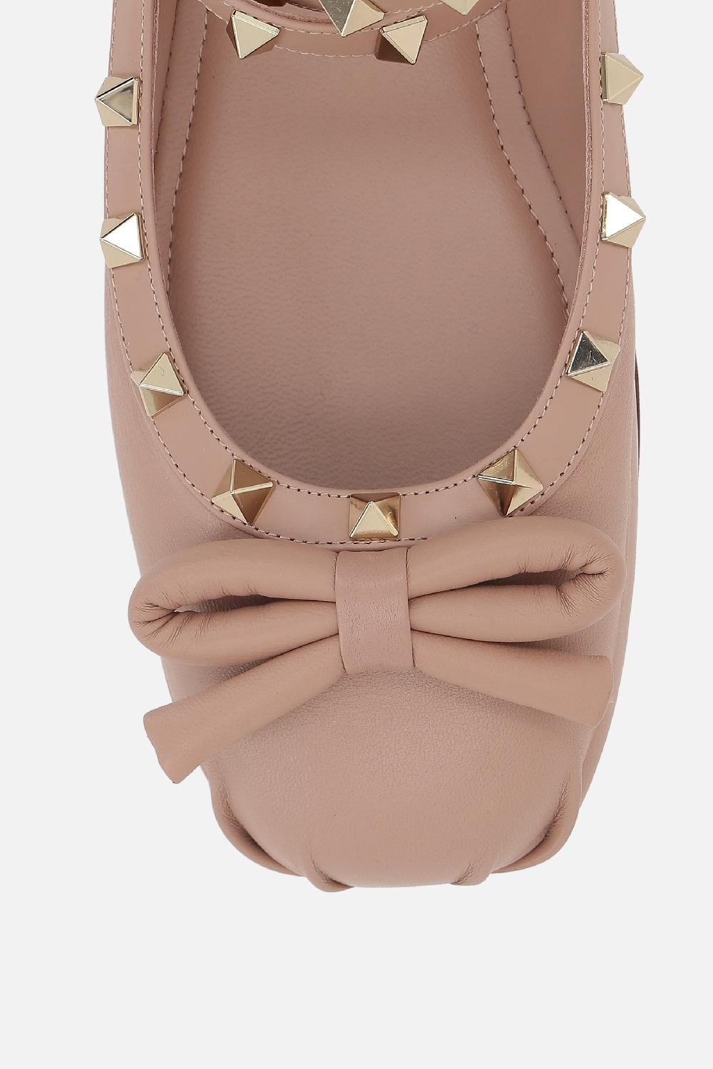 VALENTINO GARAVANI Ballerina Rockstud In Nappa
