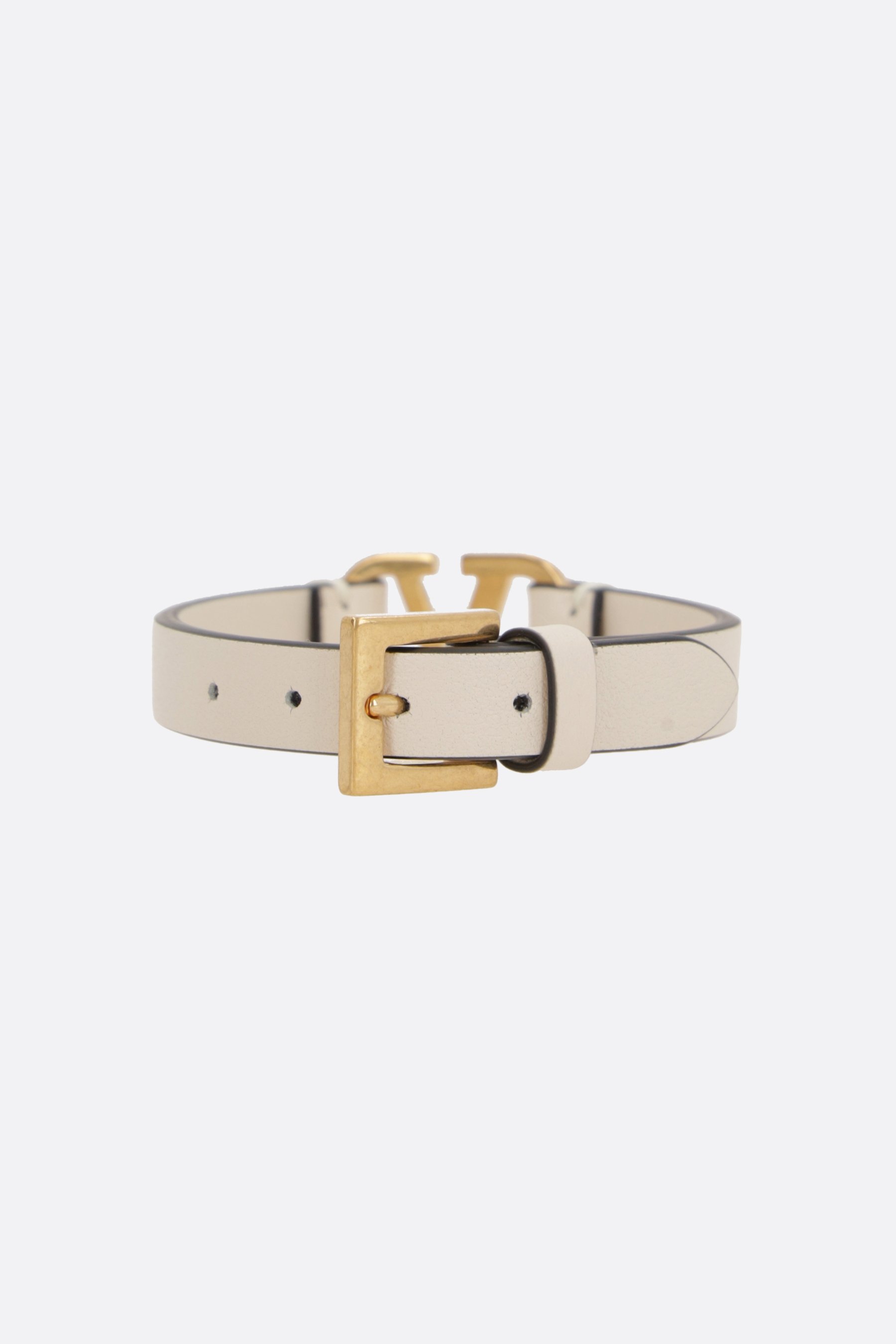 VALENTINO GARAVANI Bracciale VLogo In Pelle Liscia