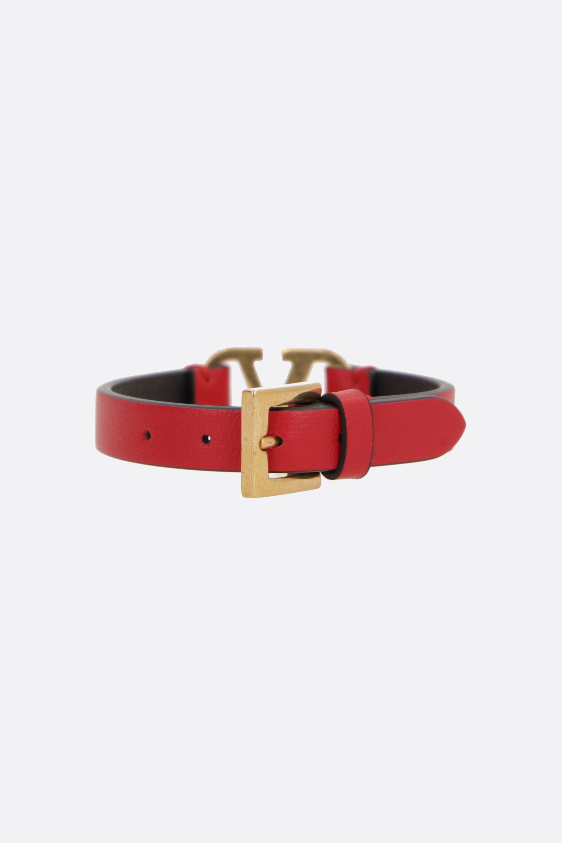 VALENTINO GARAVANI Bracciale VLogo In Pelle Liscia
