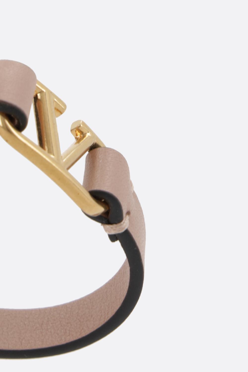 VALENTINO GARAVANI Bracciale VLogo In Pelle Liscia