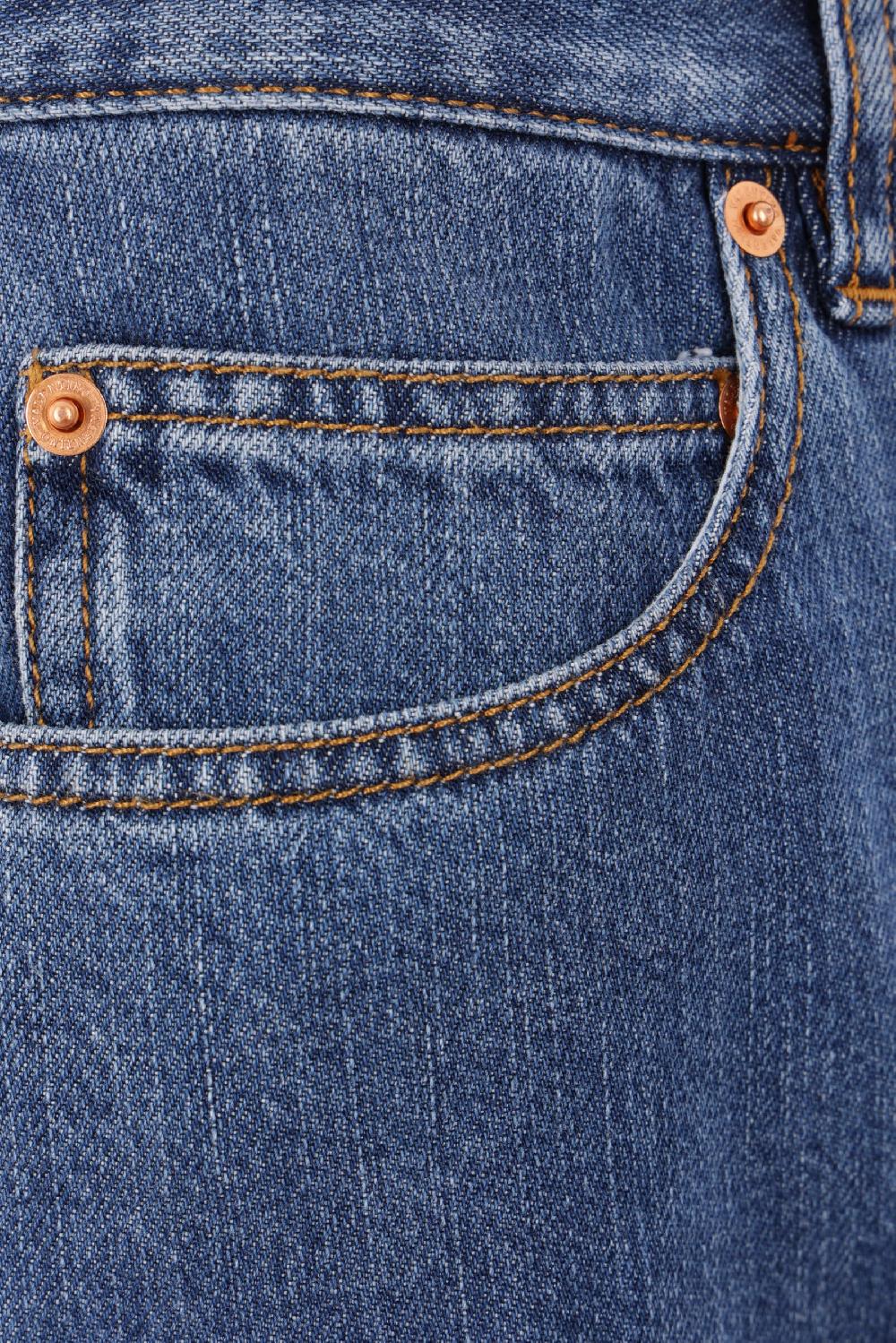 VALENTINO GARAVANI Jeans A Gamba Ampia In Denim