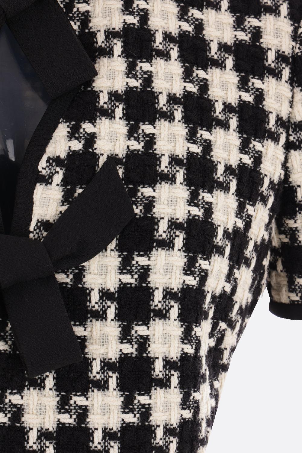 VALENTINO GARAVANI Miniabito In Damier Light Tweed