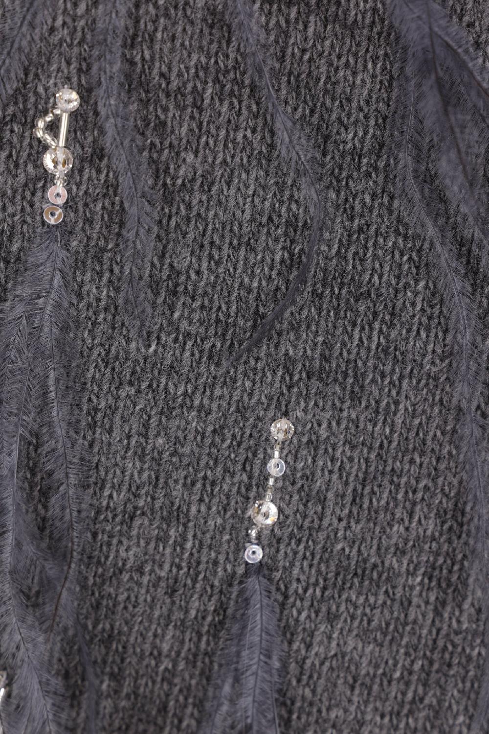 VALENTINO GARAVANI Pullover In Lana Con Piume