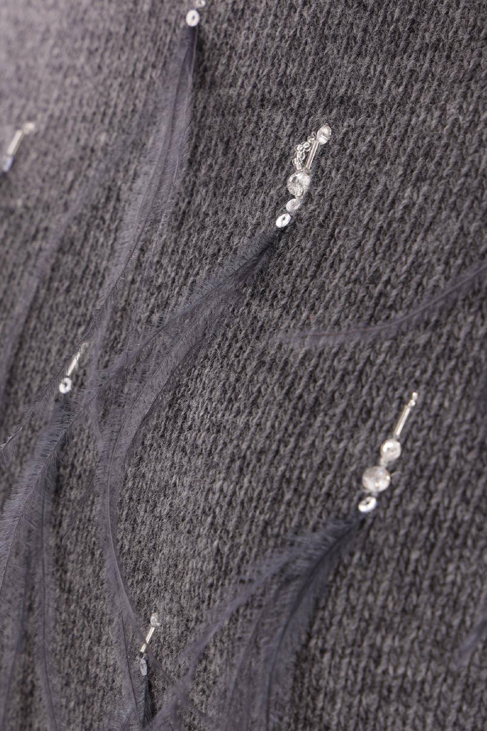 VALENTINO GARAVANI Pullover In Lana Con Piume