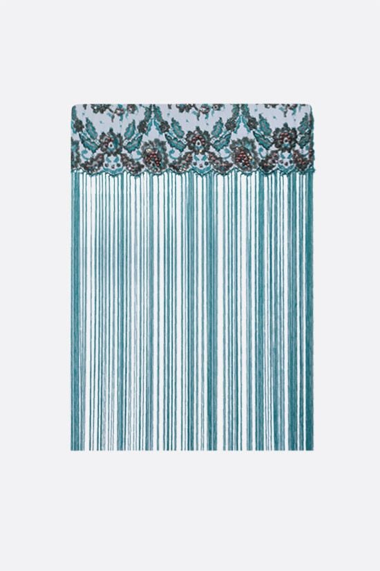 VALENTINO GARAVANI scialle in pizzo con ricami