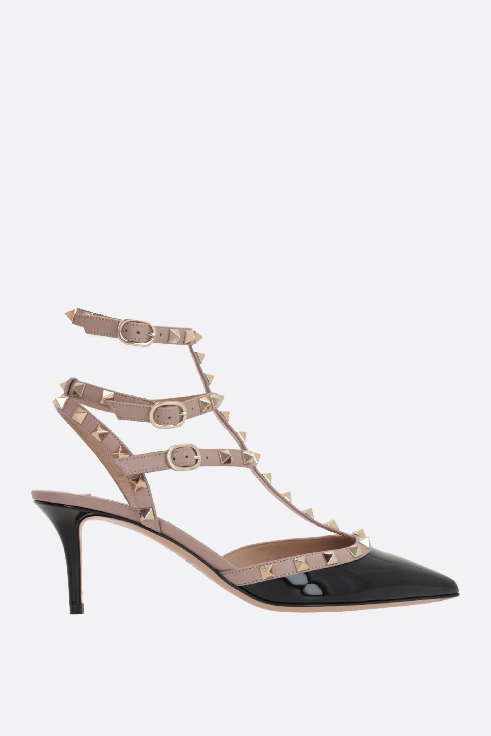VALENTINO GARAVANI slingback Rockstud in vernice