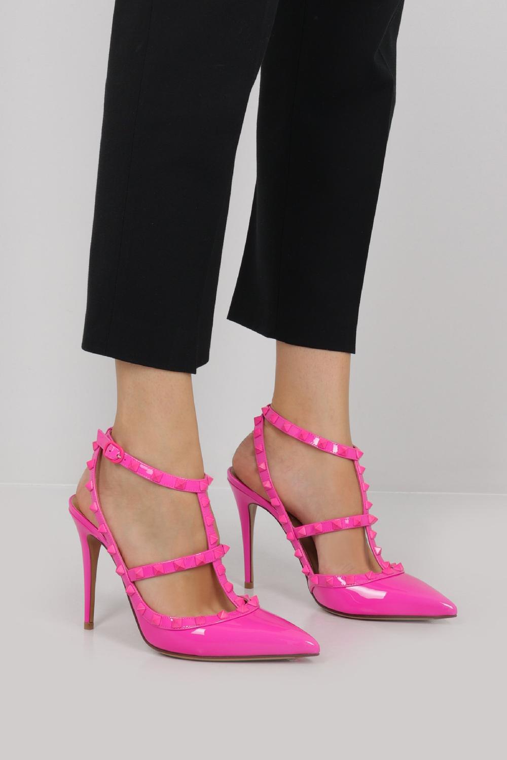 VALENTINO GARAVANI Slingback Rockstud In Vernice