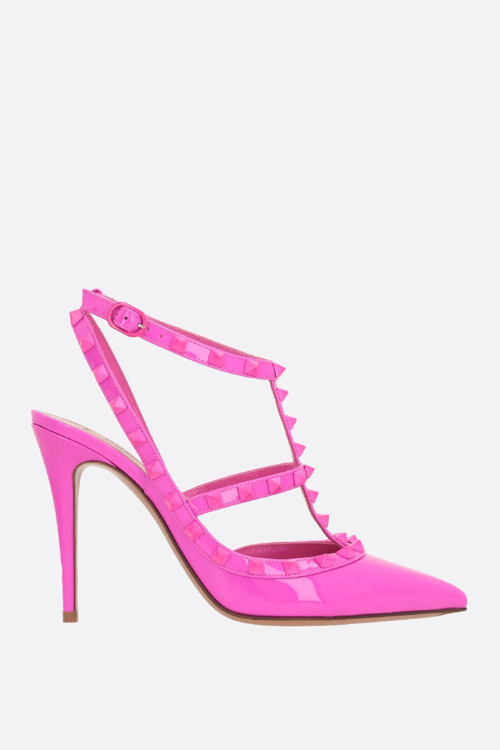 VALENTINO GARAVANI slingback Rockstud in vernice