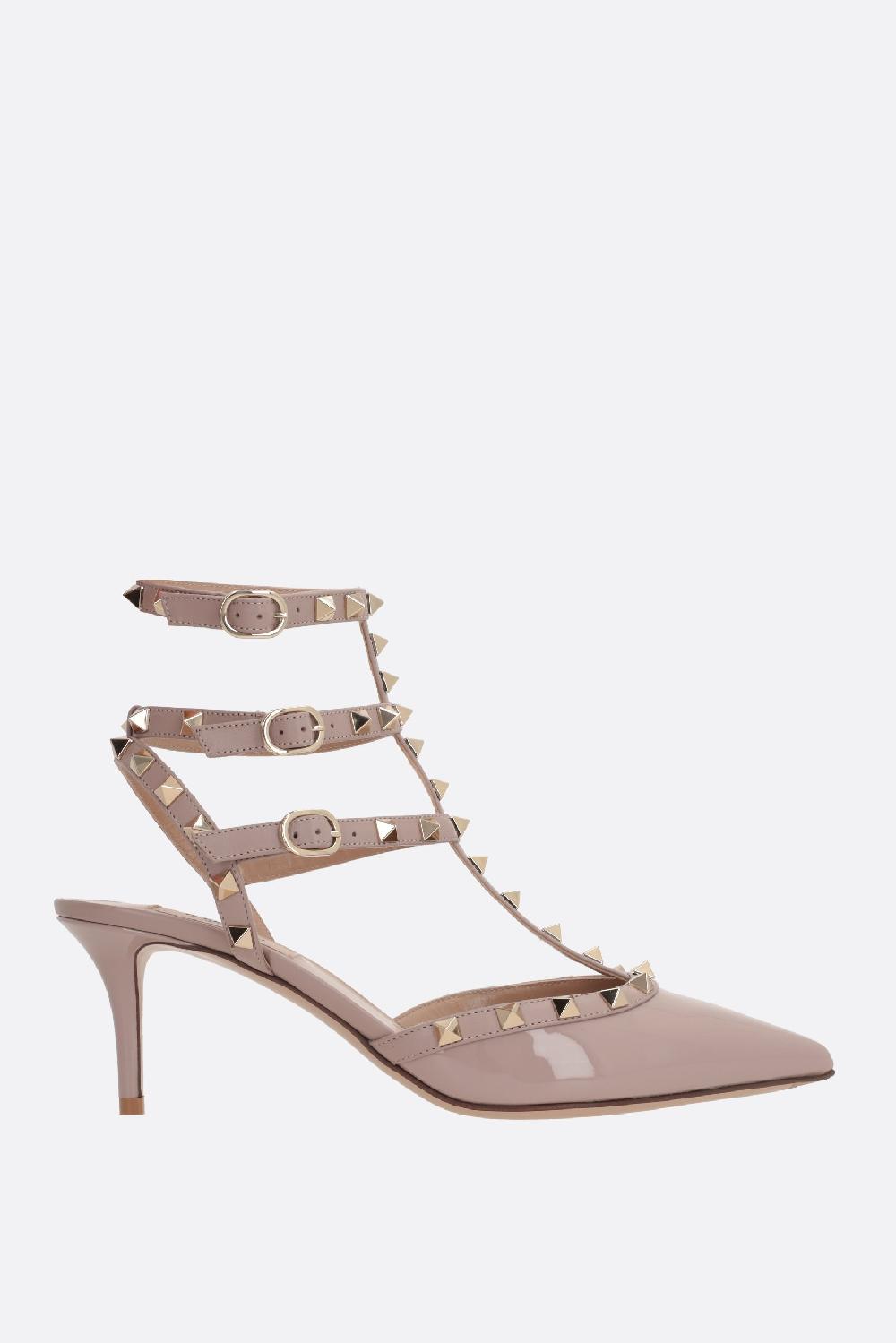 VALENTINO GARAVANI slingback Rockstud in vernice