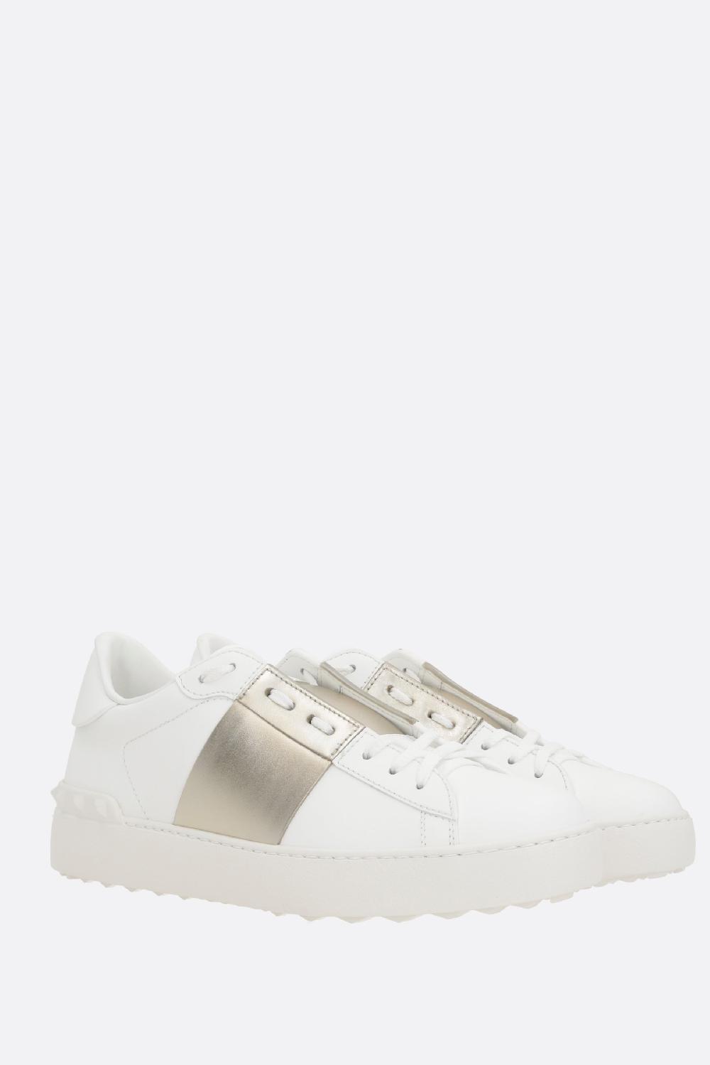 VALENTINO GARAVANI Sneaker Open In Pelle Liscia