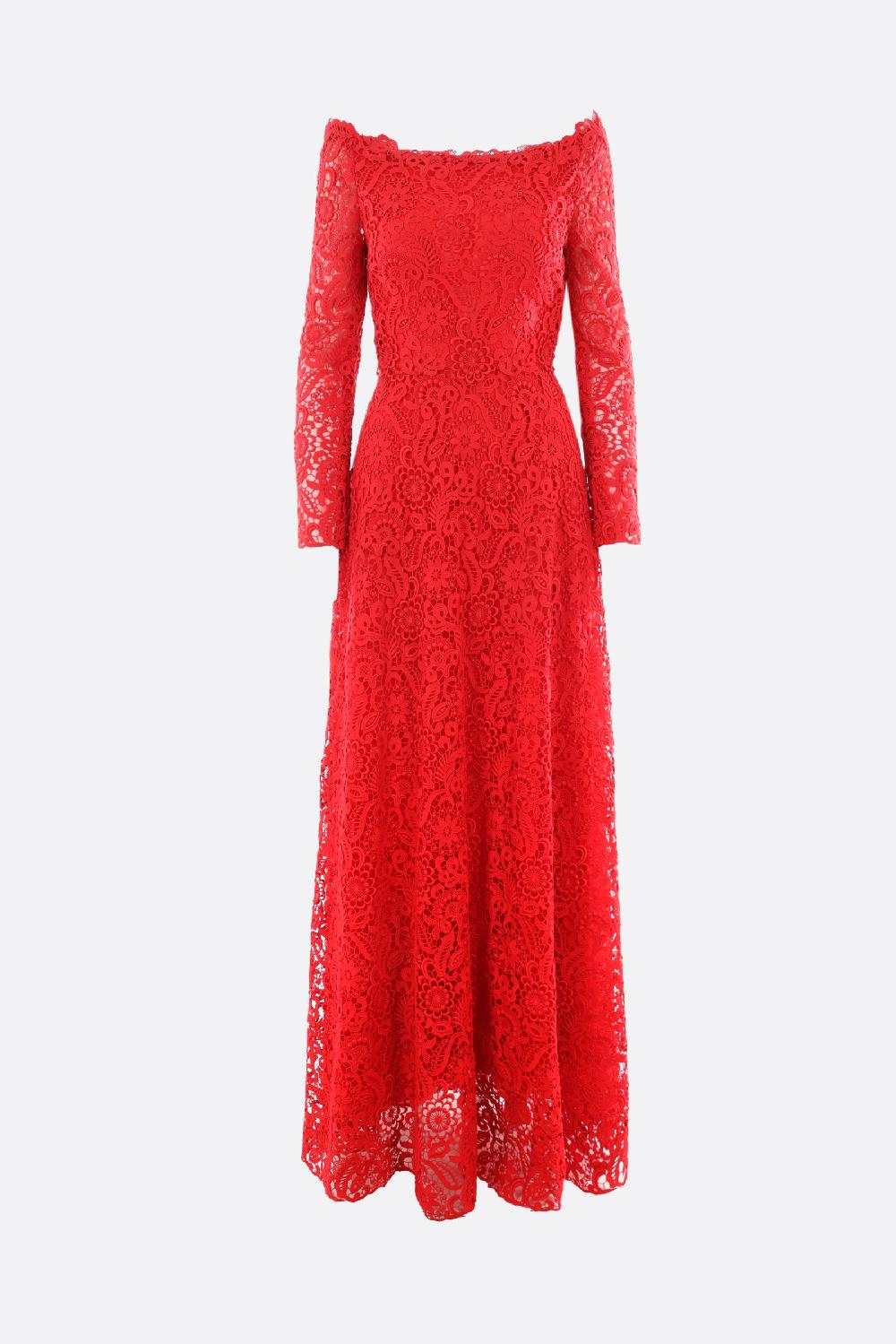 VALENTINO WOMAN abito lungo in pizzo