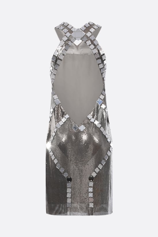 VERSACE Abito Corto In Maglia Metallica Oroton