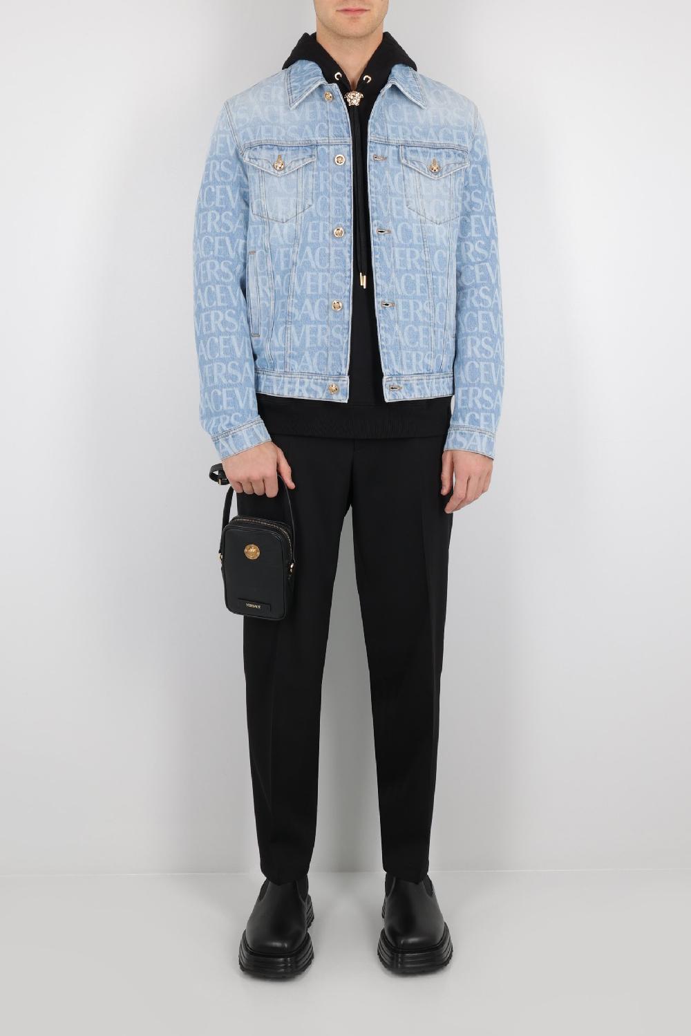 VERSACE Giubbotto In Denim Versace Allover