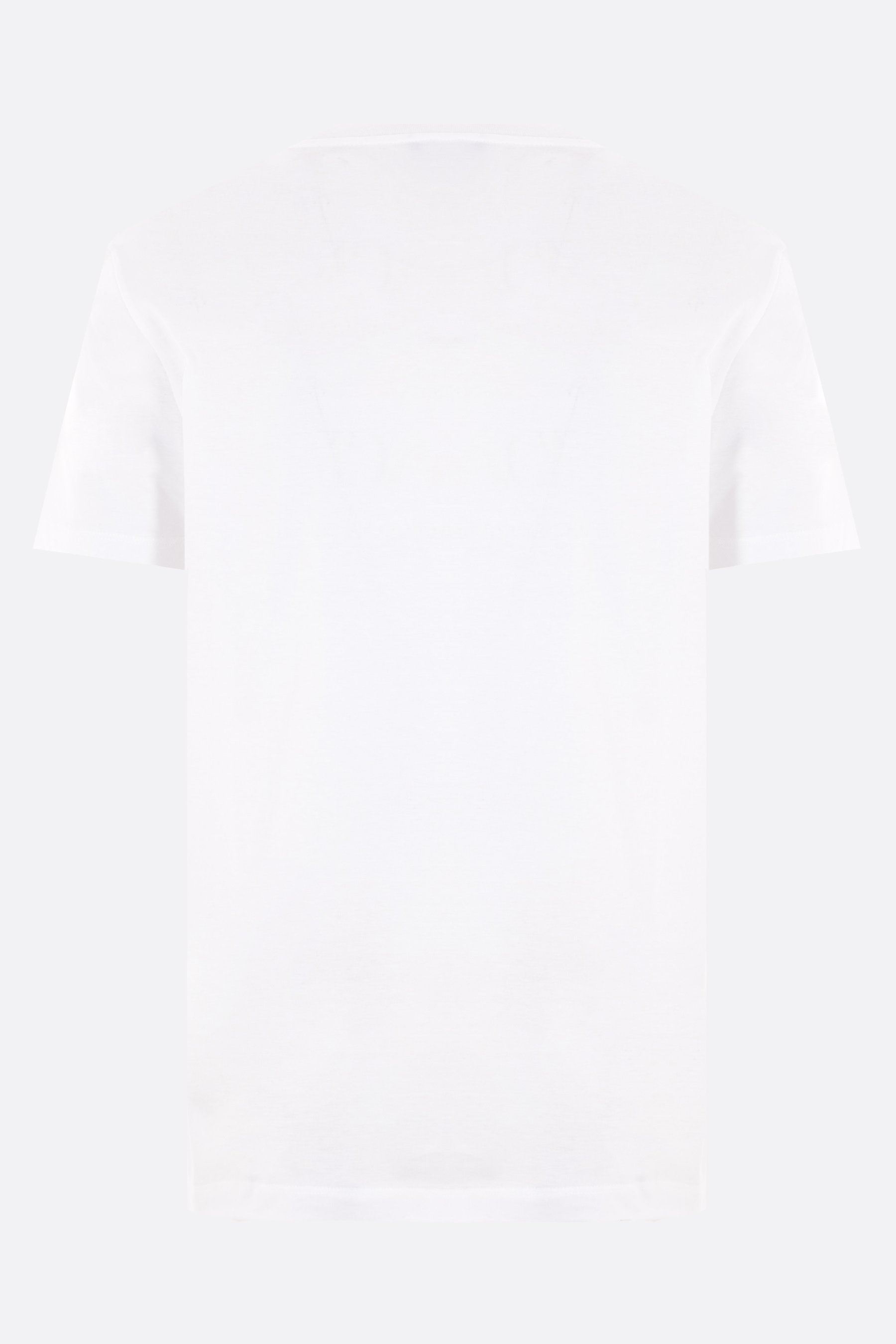 VERSACE T-shirt In Cotone Ricamo Logo
