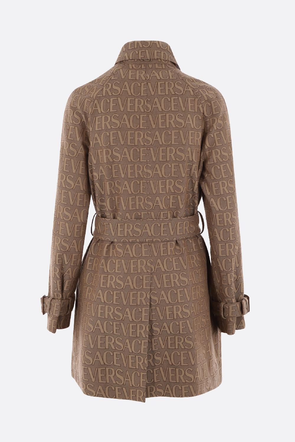 VERSACE Trench In Canvas Jacquard Versace Allover
