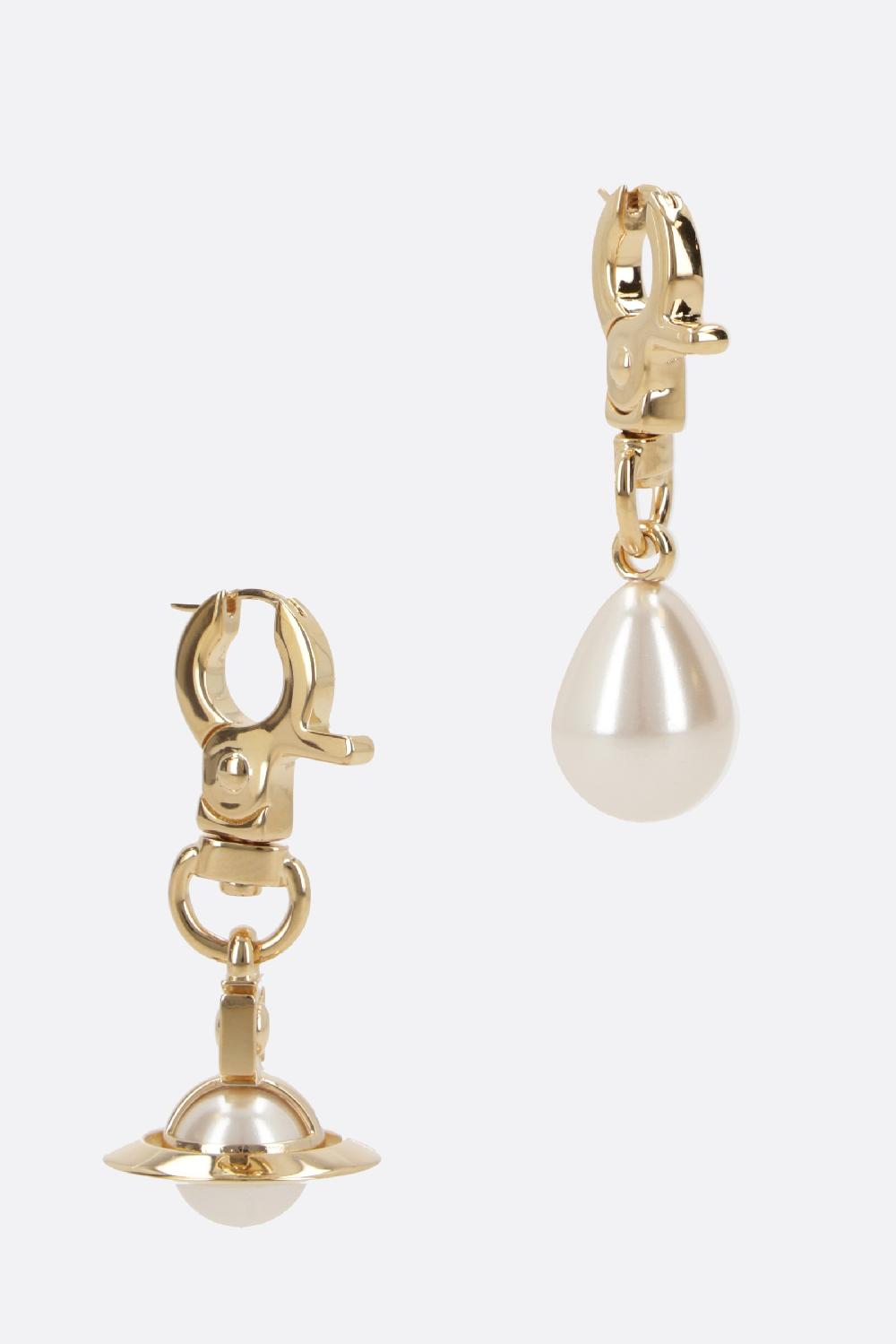 VIVIENNE WESTWOOD Orecchini Claude In Ottone