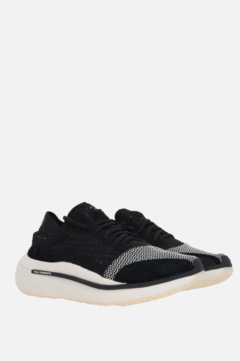 Y-3 Sneaker Y-3 Qisan In Maglia Tecnica E Suede