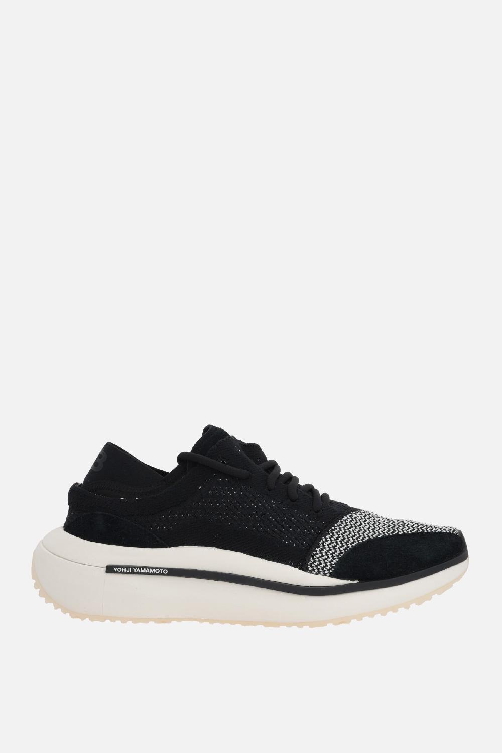 Y-3 sneaker Y-3 Qisan in maglia tecnica e suede