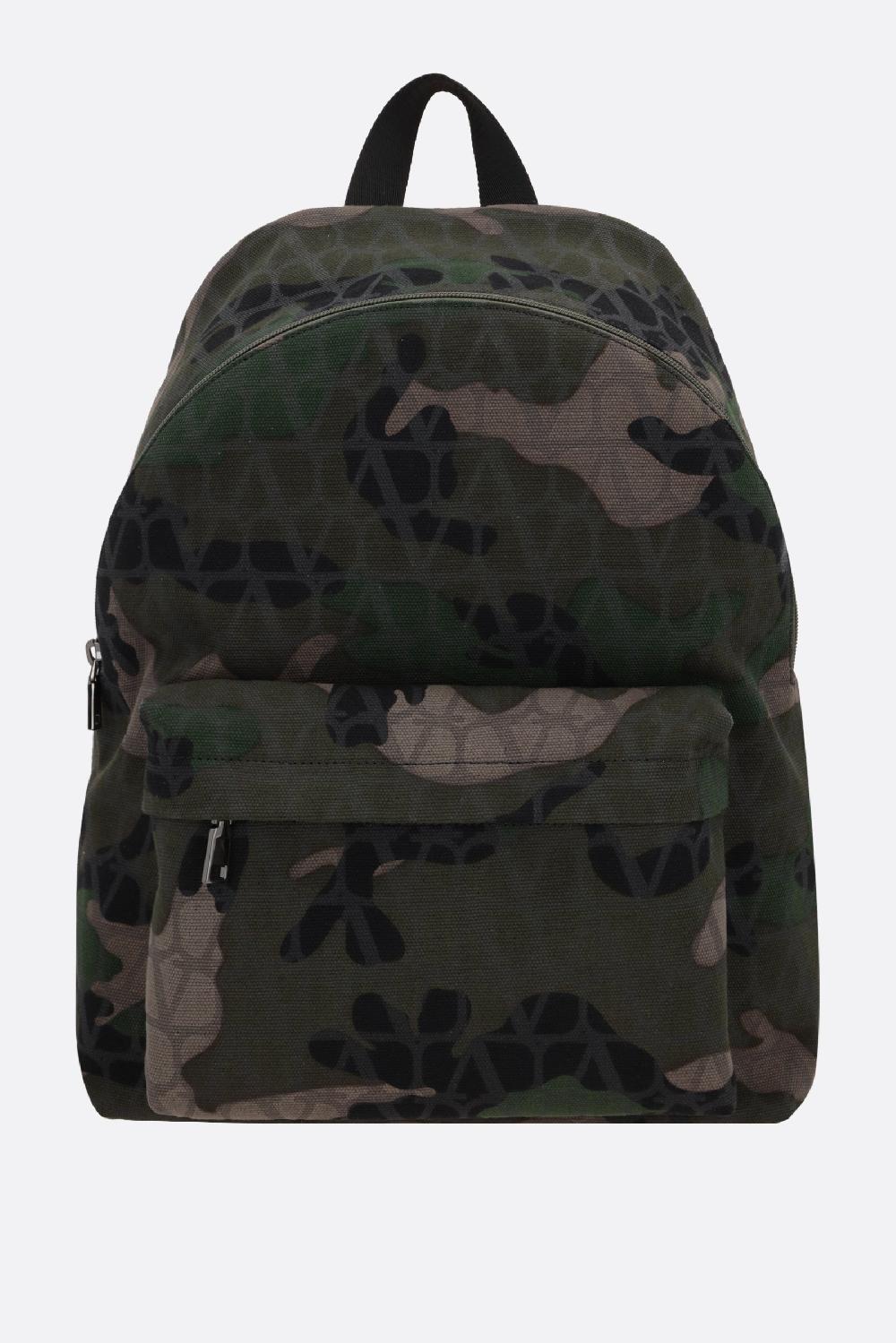 VALENTINO GARAVANI zaino Toile Iconographe in canvas