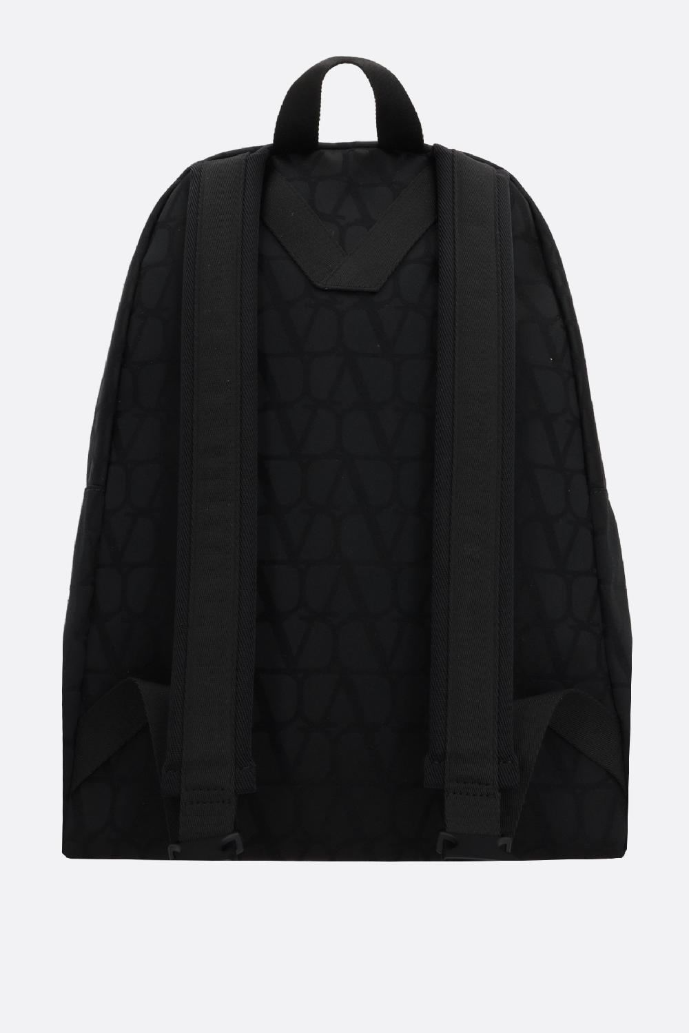 VALENTINO GARAVANI Zaino Toile Iconographe In Tessuto Tecnico