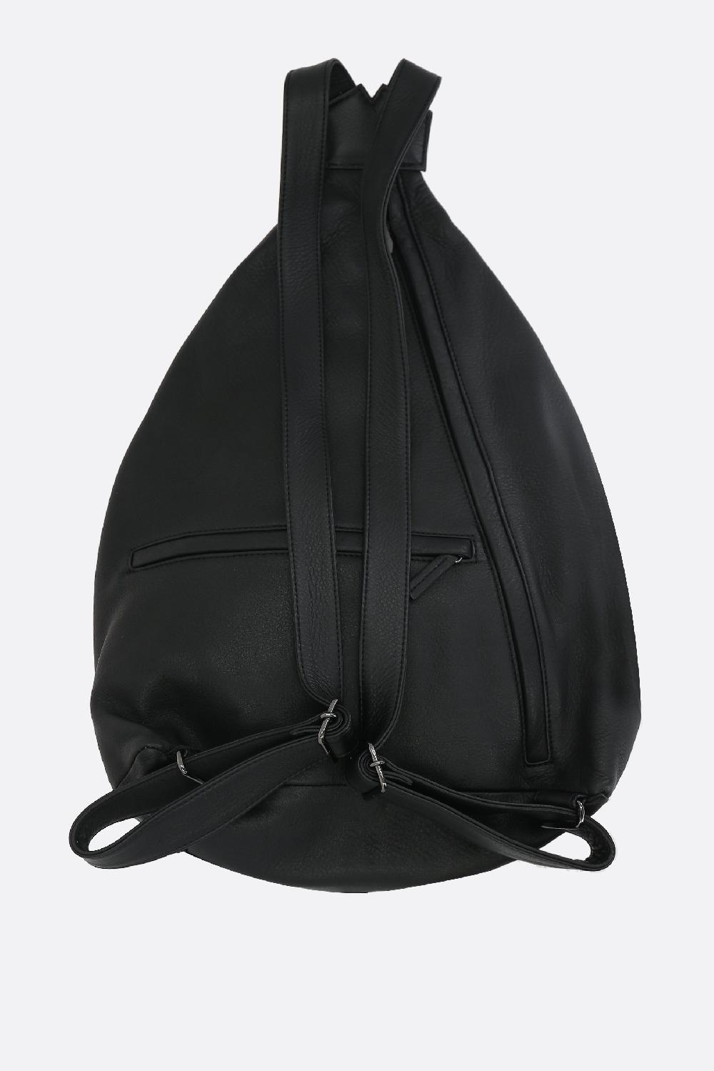 DISCORD YOHJI YAMAMOTO Zaino Tuck In Pelle Martellata