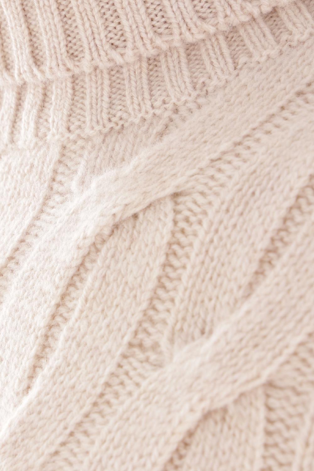 ZANONE Dolcevita In Lana A Trecce