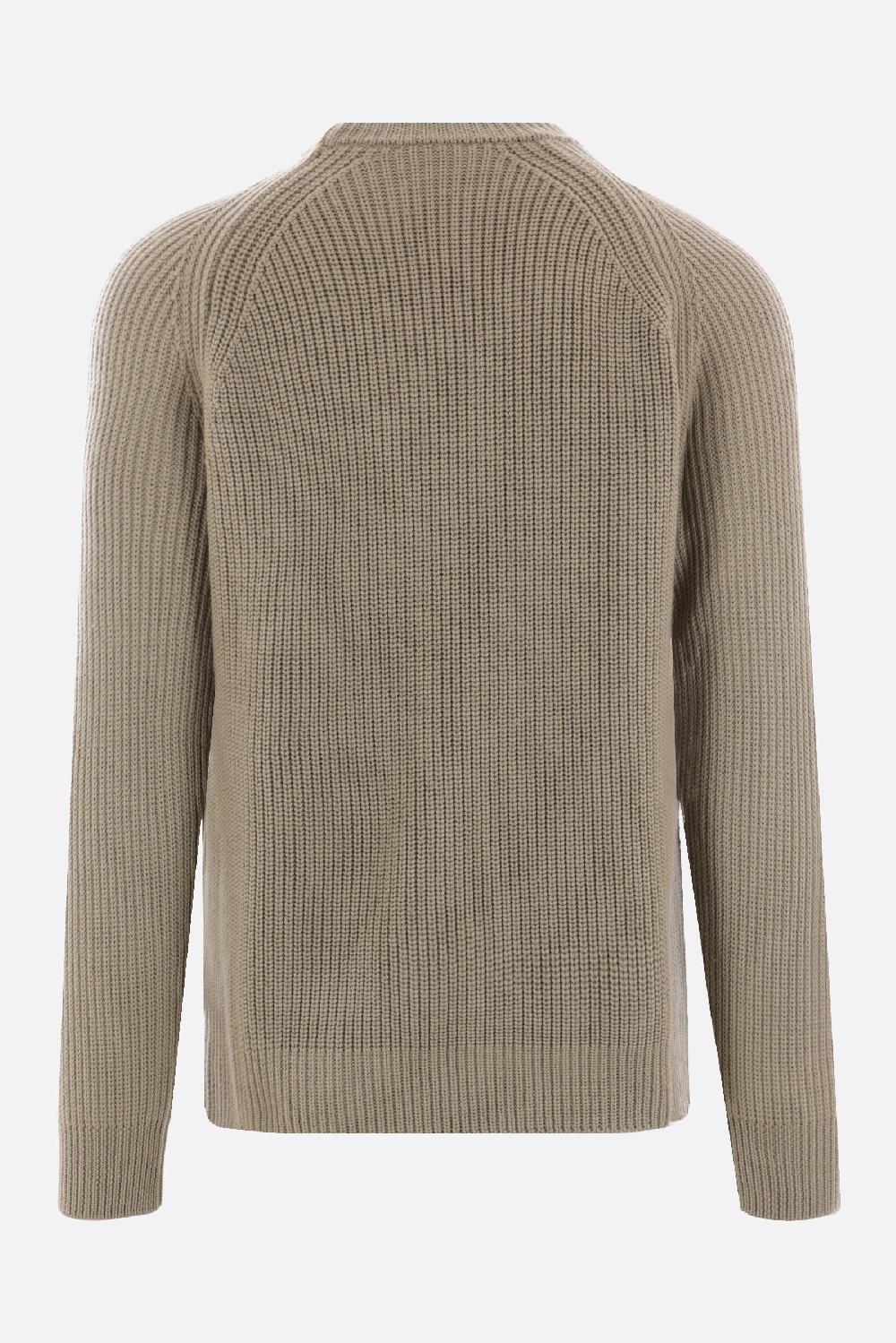 ZANONE Pullover In Lana A Costine