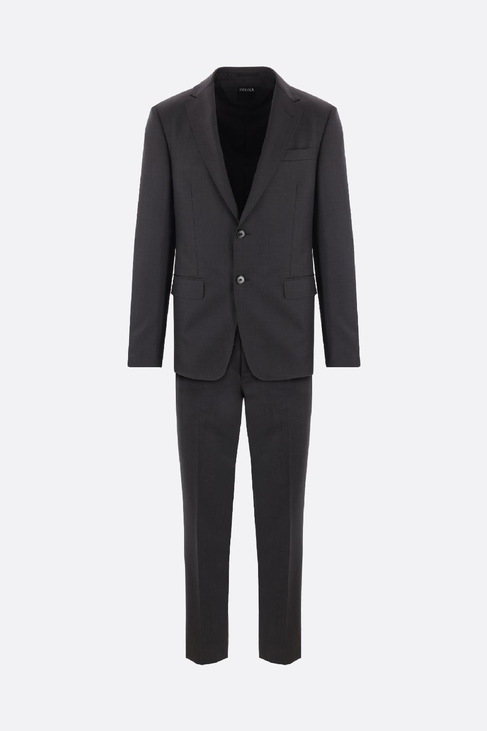 ZEGNA abito due pezzi in lana e mohair