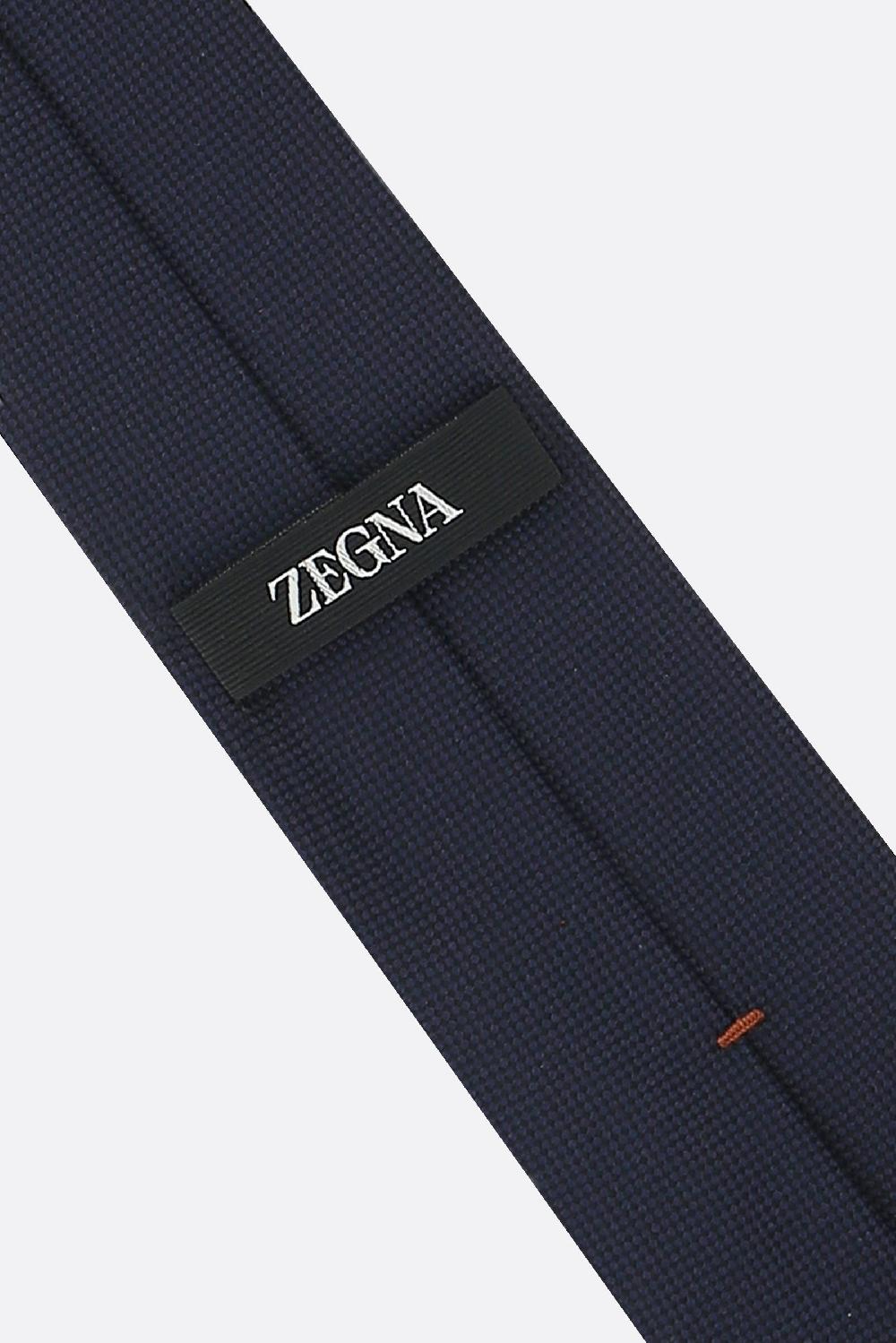 ZEGNA Cravatta In Jacquard Di Seta