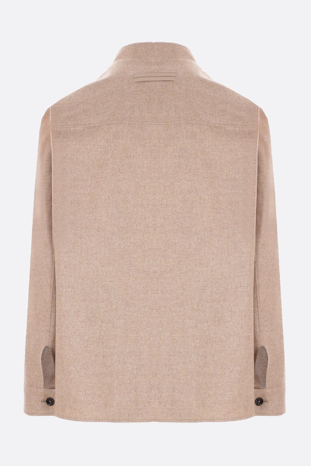 ZEGNA Giacca-camicia In Oasi Cashmere