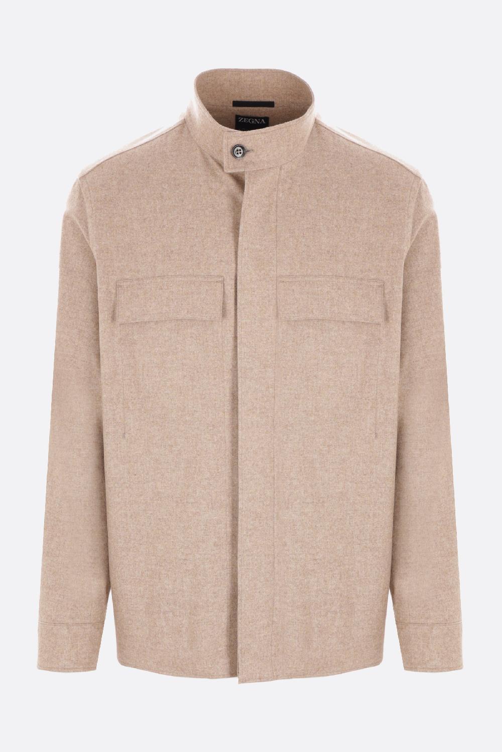 ZEGNA giacca-camicia in Oasi Cashmere